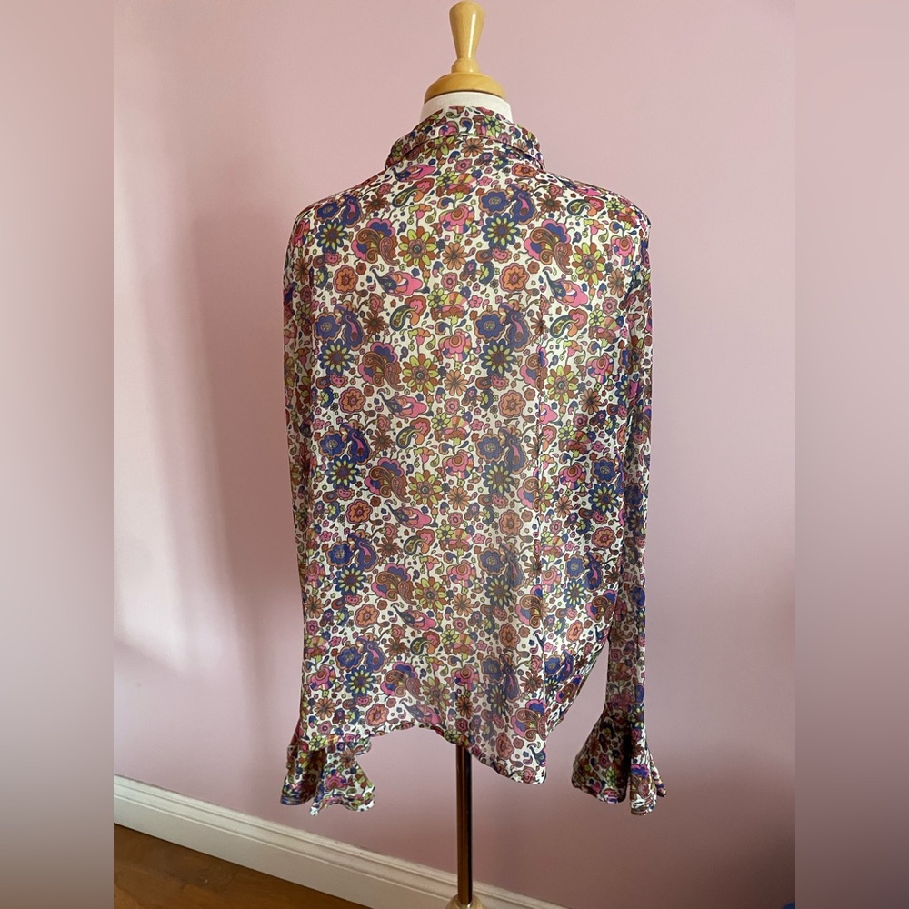 Floral Ruffle Blouse - Picture 5 of 9